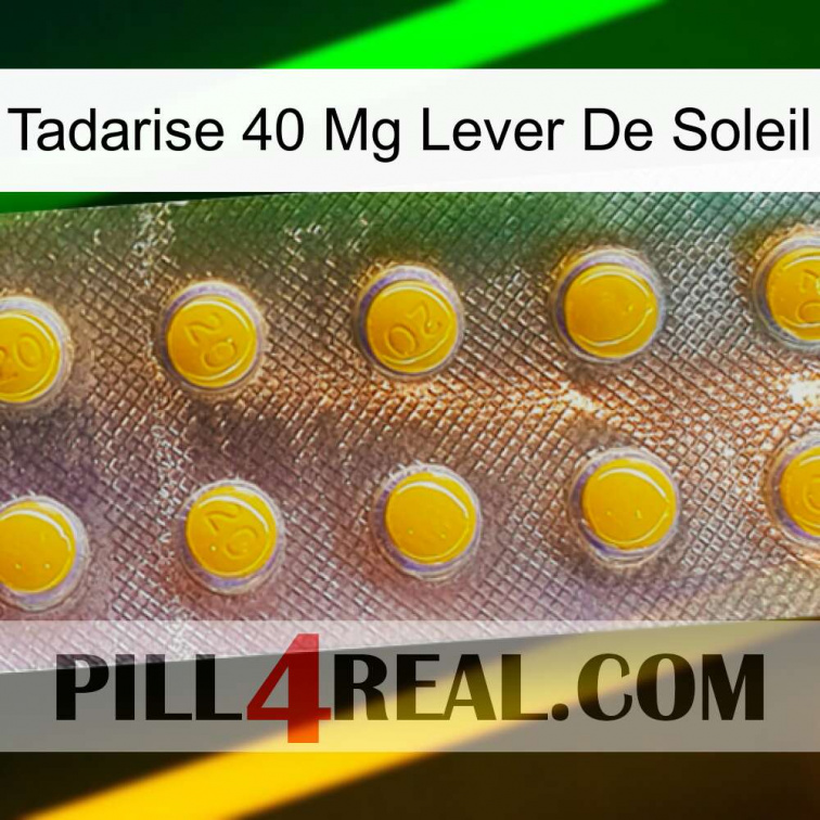Tadarise 40 Mg Sunrise new11